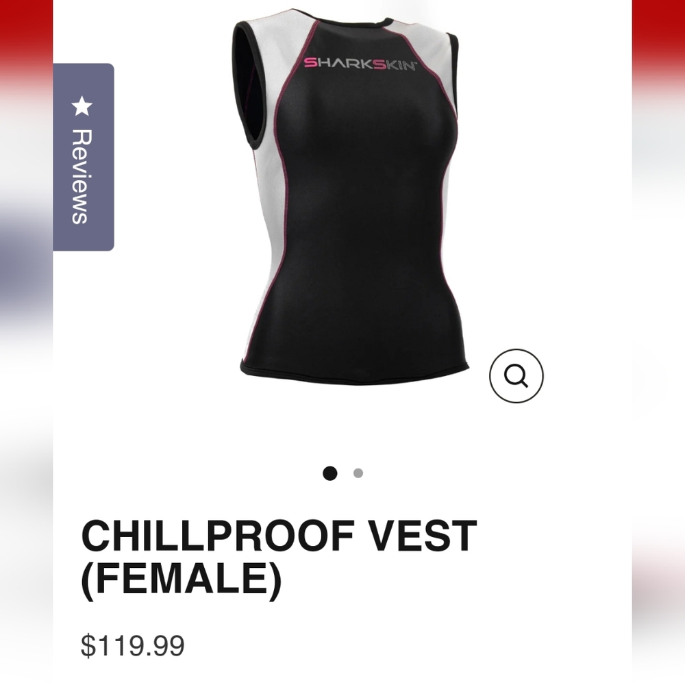 Sharkskin Chillproof Vest Size 4 NEW